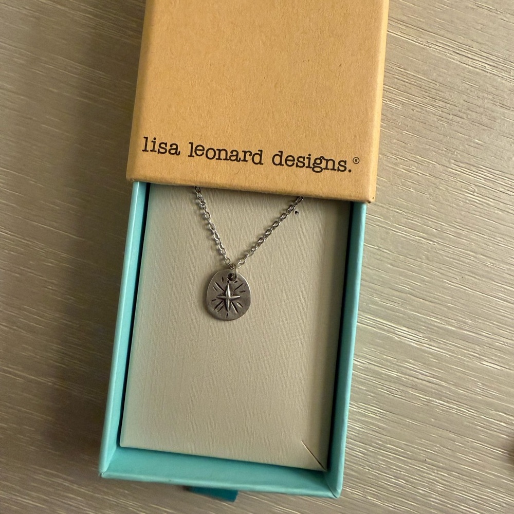 lisa leonard Follow the Star Necklace (Pewter)